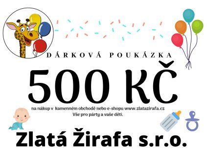 Dárková poukázka - 500Kč