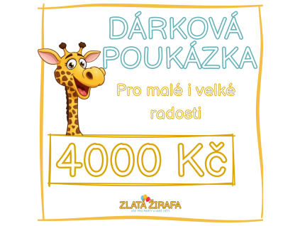 Dárková poukázka - 4000Kč