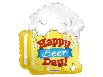 46 cm fóliový balónek - Happy beer day