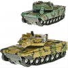 Tank 24 cm obrněné vozidlo na setrvačník na baterie 2 barvy