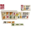 Domino dřevěné zvířátka 28ks v dřevěné krabičce