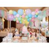 Balónková girlanda pastel makronky
