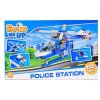 Stavebnice BuildMeUP Policejní stanice Helikoptéra 122 dílků
