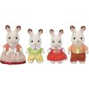 Sylvanian Families - Rodina čokoládových králíků - NOVÁ #5655