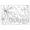 Omalovánkové překreslovánky - Jak se kreslí dinosauři