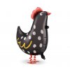 Chodící fóliový balónek Kohout 45 x 42 cm