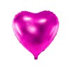 Fóliový balónek - Srdce - Růžové tmavě - 35 cm