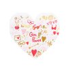 Party ubrousky - Srdce - Girl Power - 15 x 16 cm - 20 ks