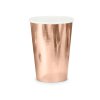 Kelímky papírové Rosegold 220 ml, 6ks