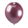 Výhodné balení 100ks Chromový latexový balónek 13 cm #090 - SHINY Růžová