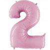 Číslice 2 růžová