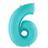 Balónek 6 modrá