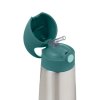 B.box TERMOSKA NA PITÍ S BRČKEM 350 ML - EMERALD FOREST