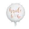 Balónek fóliový kulatý 45 cm Bride