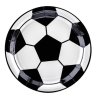 Papírové talířky - Fotbalový míč 18 cm - 6ks