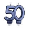 Svíčka na dort "50" pět druhů barev 1ks