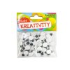 Oči pohyblivé 12mm, 80ks