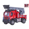 Auto hasičské 12cm zpětný chod s žebříkem v krabičce