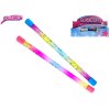 Hůlka duhová se třpytkami 31 cm, dvě barvy