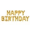 Fóliový balónkový nápis - HAPPY BIRTHDAY- různé barvy