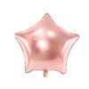 Fóliový balónek - Hvězda - rose gold - 48 cm