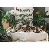 Papírová girlanda - Happy Brithday - dinosauři - 300 cm