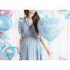 Balónek fóliový 43 cm Srdce Mom to be modré