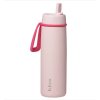 B.box Nerezová termolahev s brčkem  690ml - Pink Paradise