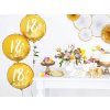 Papírové talířky Zlatá 23 cm - 6 ks