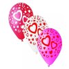 Kulaté latexové balónky 30cm SRDCE mix barev 5ks