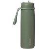 B.box Nerezová termolahev s brčkem 690 ml - olive