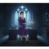 Wednesday Adams dětský kostým uniforma fialová