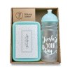 Zdravá Sváča SET Lahev + svačinový box - Fresh tyrkysová