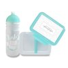 Zdravá Sváča SET Lahev + svačinový box - Fresh tyrkysová