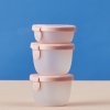 B. box Sada krabiček Snack tubs 3ks - růžové