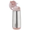 B.box Termoska na pití s brčkem 500 ml - blush crush