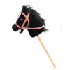 Hobby horse Baron, černý kůň na tyči se zvuky