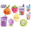 Fluffy Menu Smoothie nápoj 33cm plyšový s 5ks ovoce, mix barev