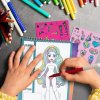 Monster High - Designérský notes s nálepkami
