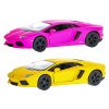 Auto Lamborghini kov, dvě barvy