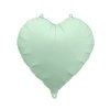 Balónek foliový 45 cm Srdce - Světle zelená