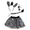Dětský set na karneval Zebra 4ks