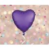 Fóliový balónek srdce 43cm Fialový