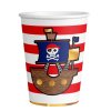 Party kelímky Pirátská mapa 250ml 8ks