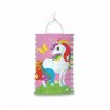 Lampion válec 28cm Jednorožec