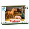 ZooLandia Farma malý set farmář a prasátko