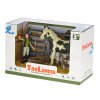 ZooLandia Kůň strakatý, farmářka a doplňky