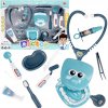 Doktor hrací set se zvukem a světlem šedá