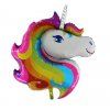 Fóliový balónek Jednorožec hlava 83 x 73 cm