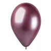 #091 Chromový latexový balónek 33 cm - SHINY Růžová
